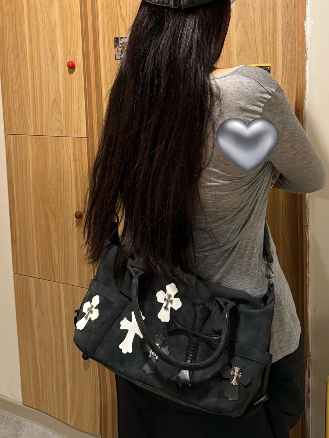 404CLVB Original Design Black Cross Bag✝️🐦⬛