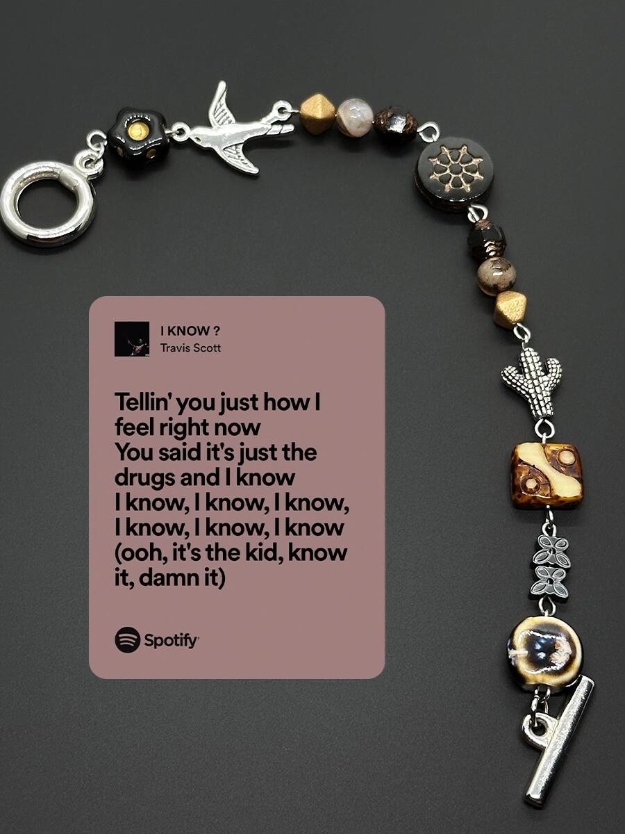 404CLVB Handmade Bracelet-“I Know”🪨