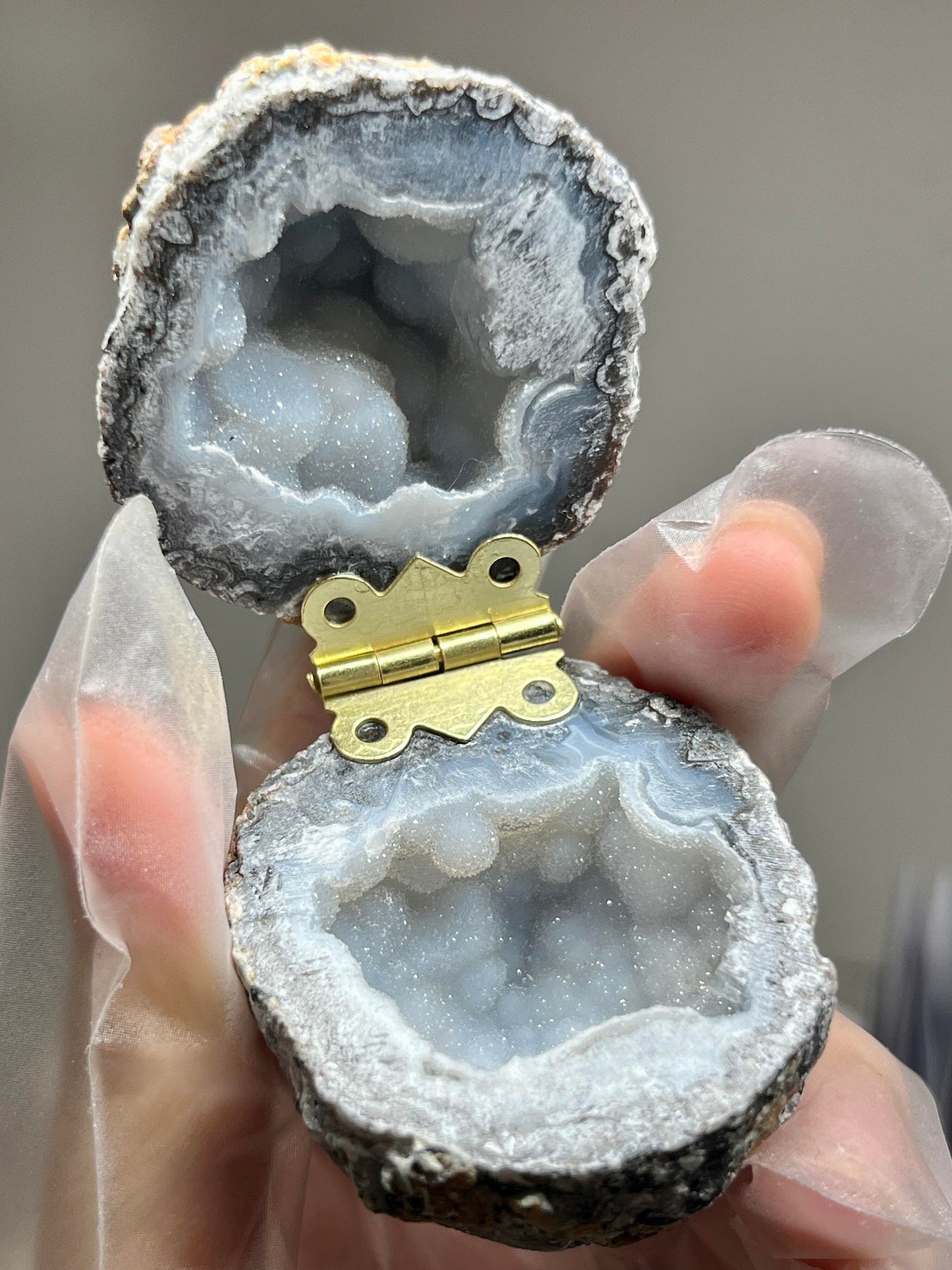 Mexican Crystal Geode Ring Box 💍
