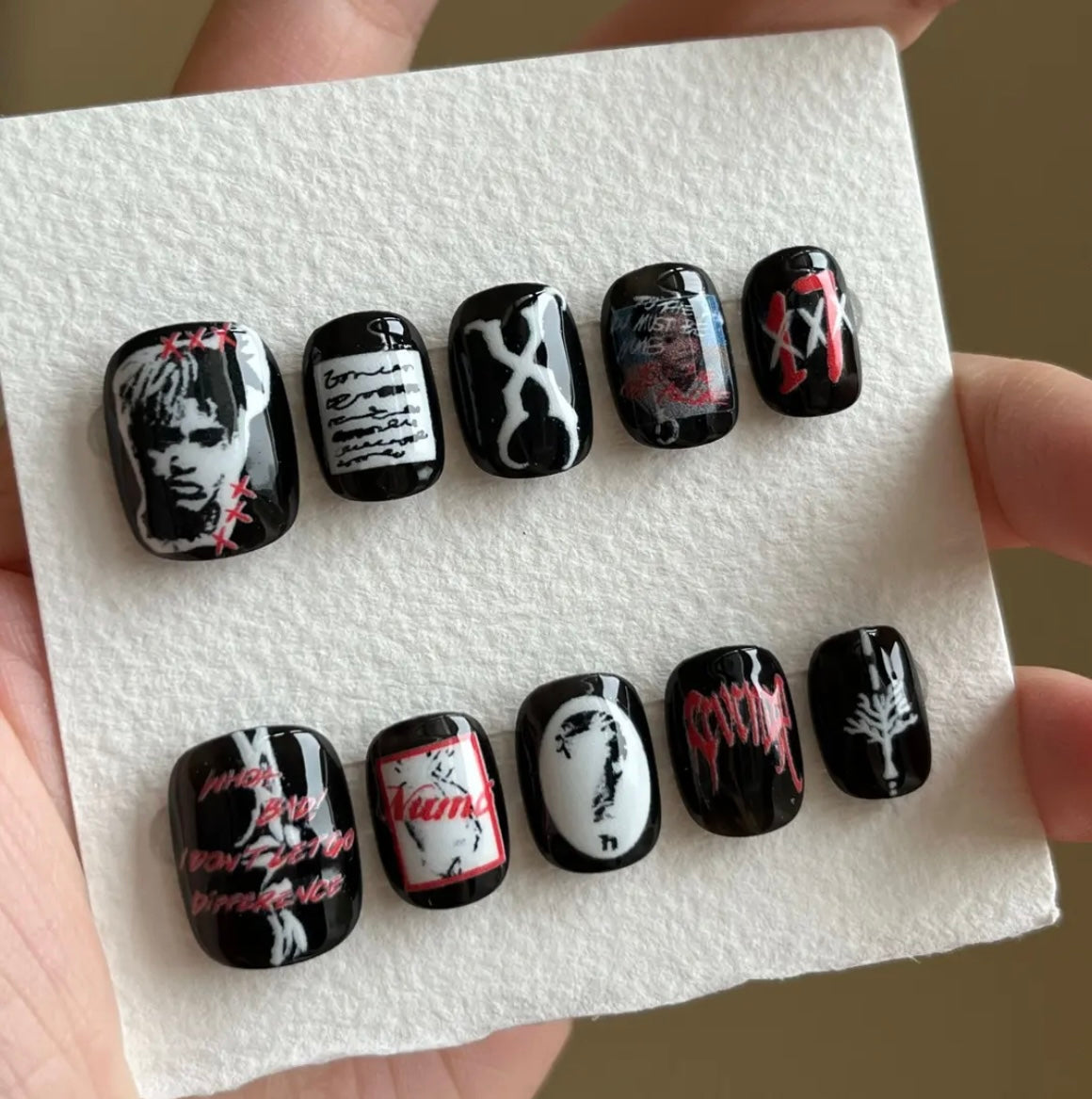 404CLVB Original Nail Art-XXX⚫️