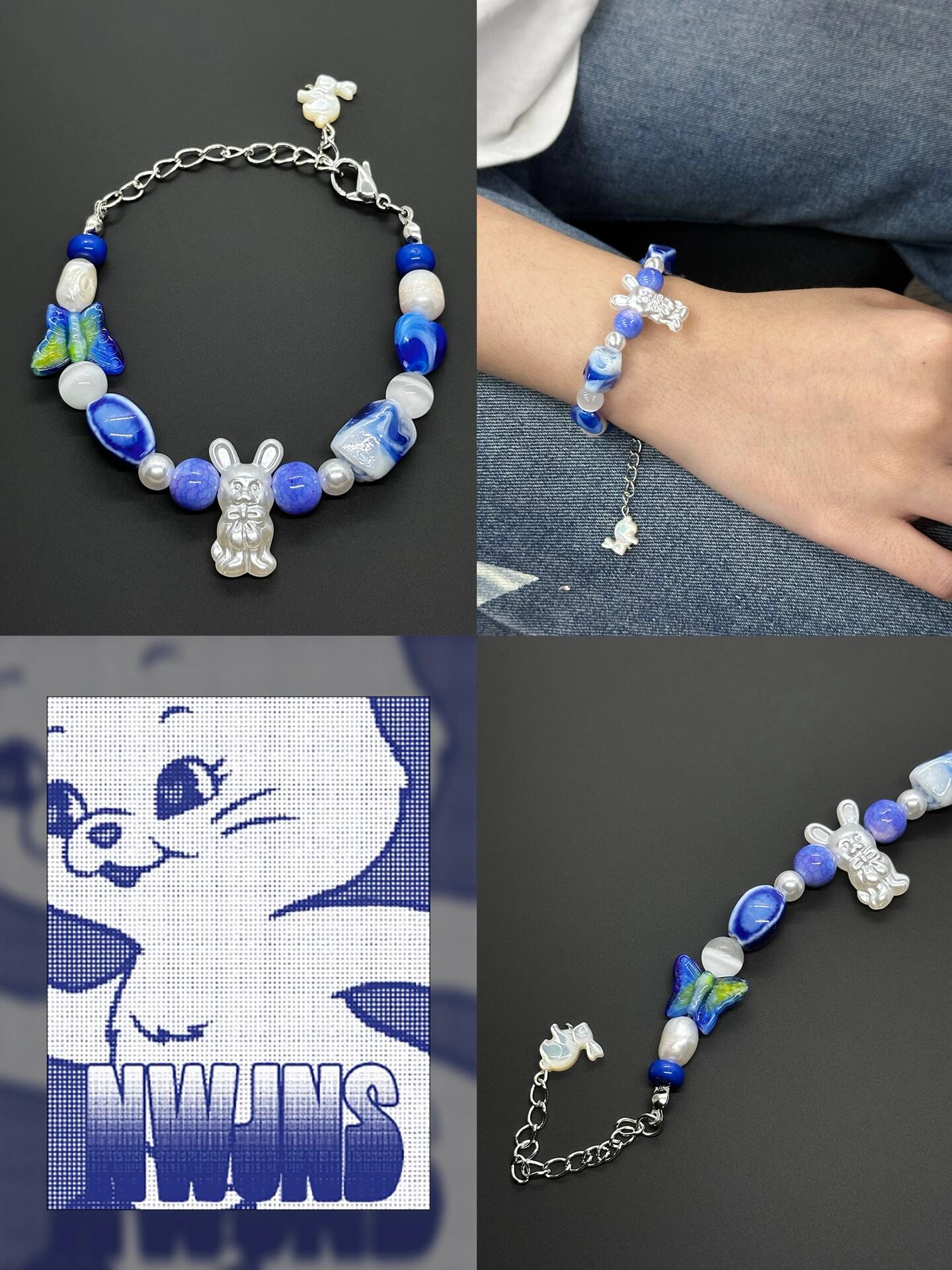 404CLVB Handmade Bracelet-“Hype Boy”🐇