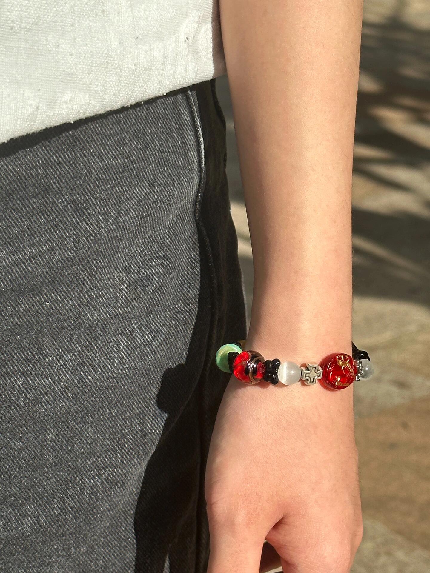 404CLVB Handmade Bracelet-“Blinding Lights”🐦🔥