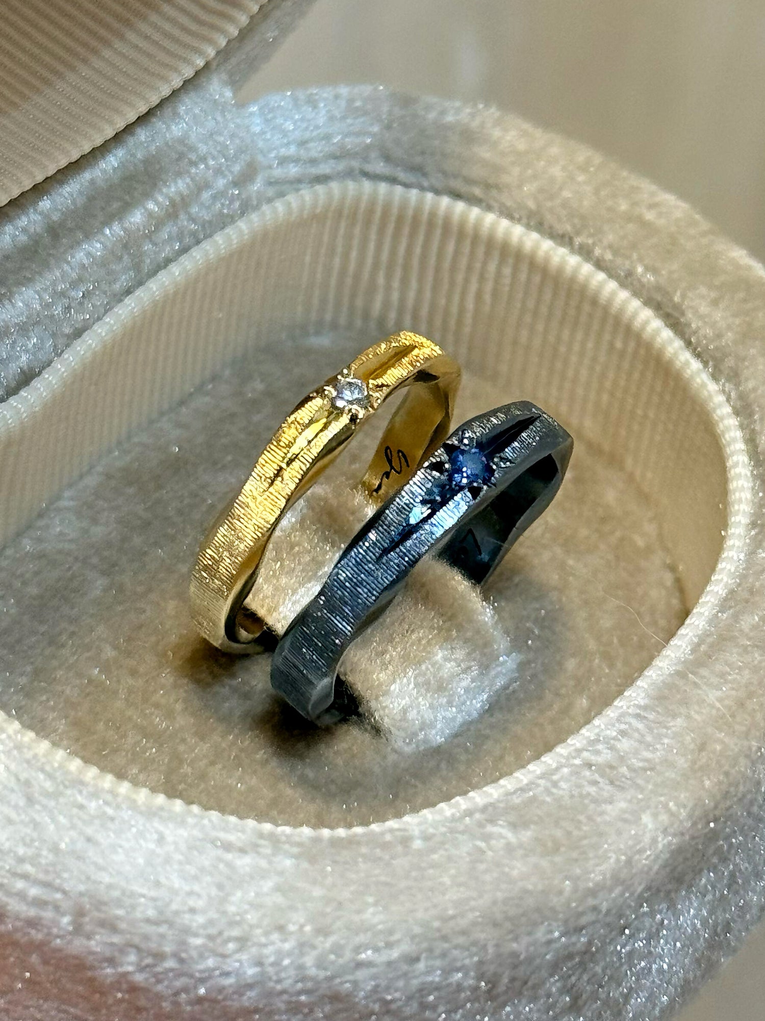 Handcrafted Oxidized Ring