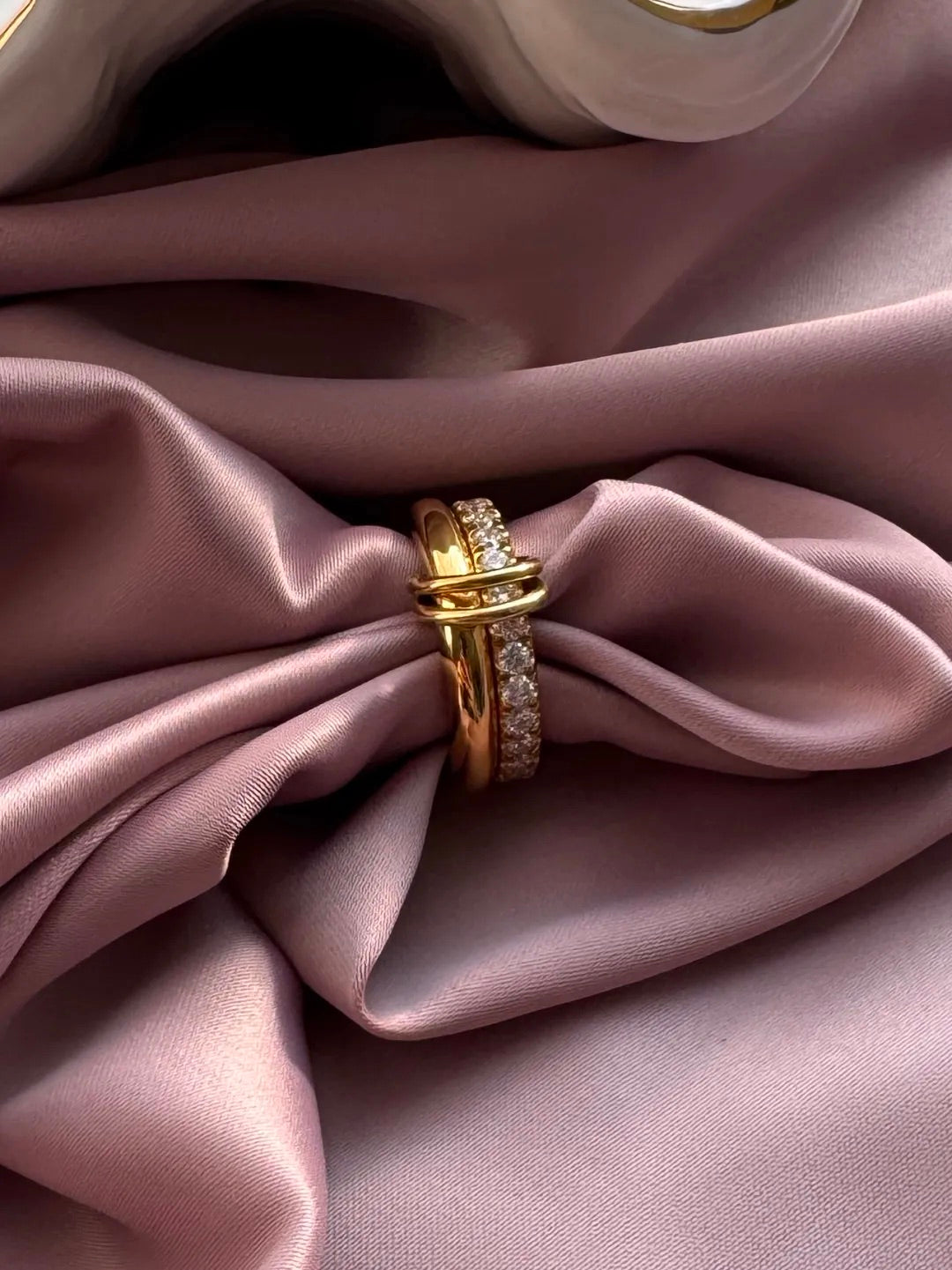 Golden Knot Ring ｜18k Gold