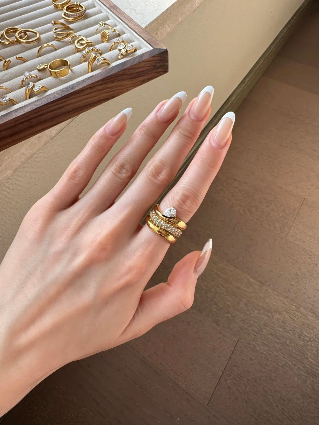 Shards of Golden Sunset | 18K Gold