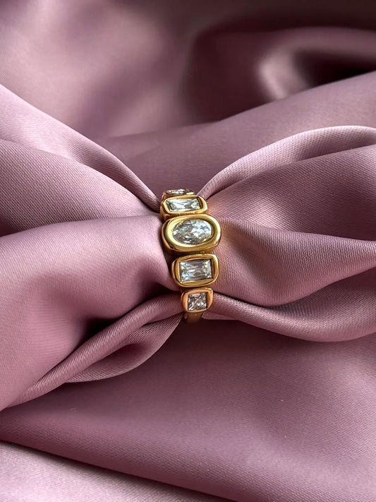 Lumina Mosaic Ring ｜18k Gold