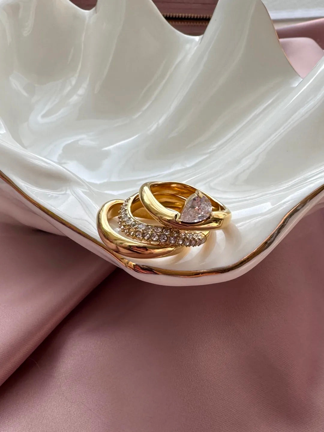 Shards of Golden Sunset | 18K Gold