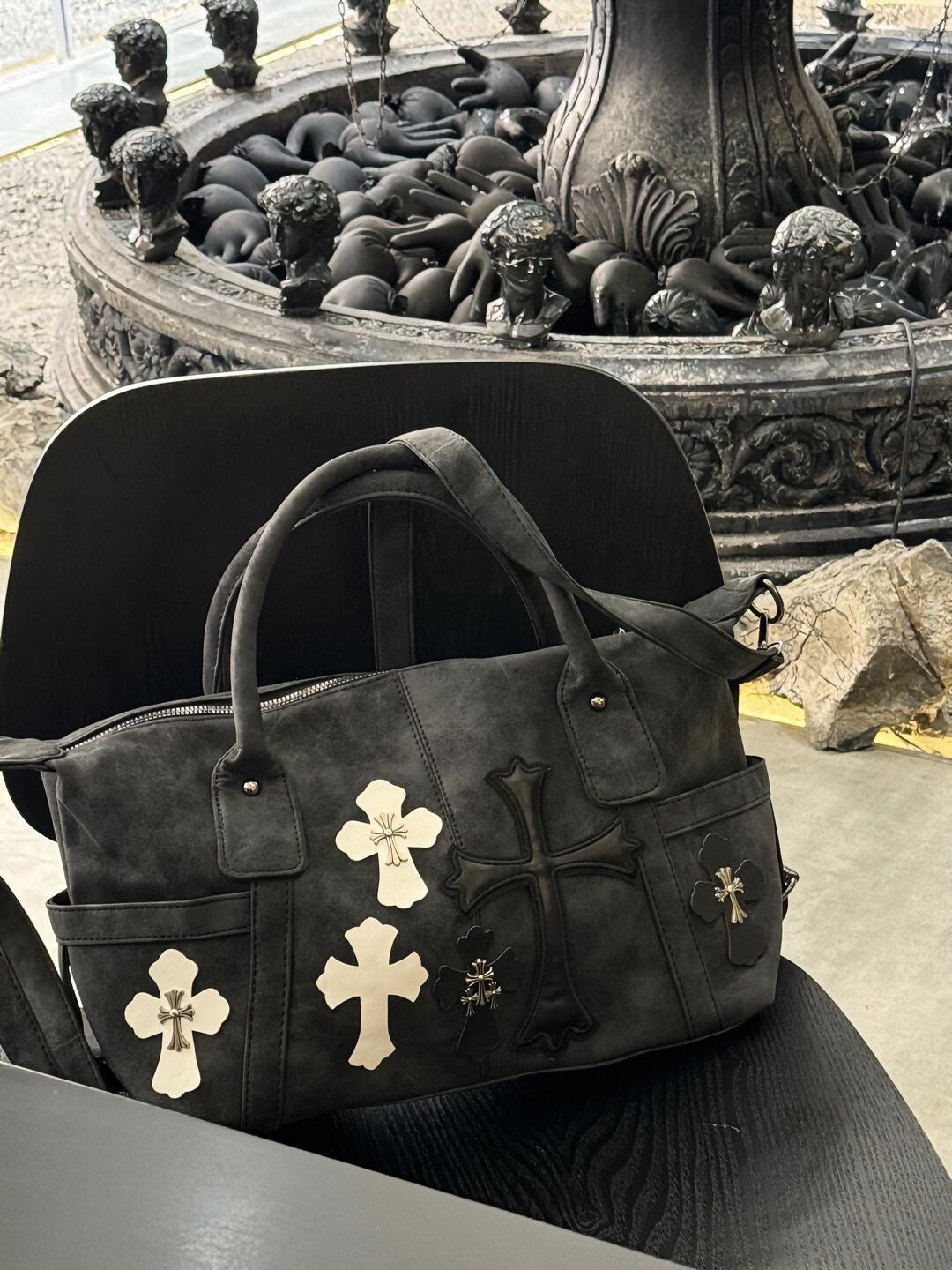404CLVB Original Design Black Cross Bag✝️🐦‍⬛