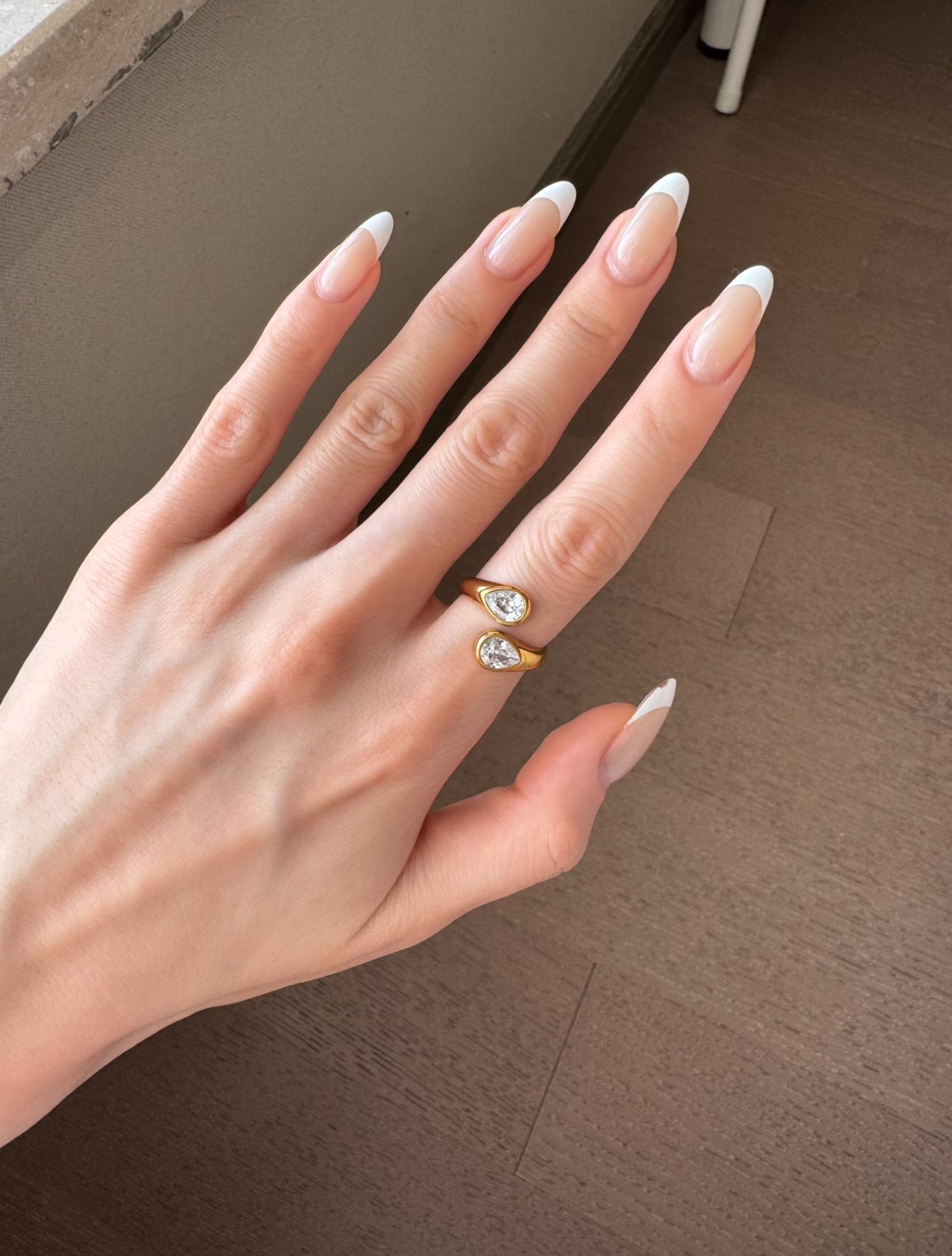 Twin Sunlight Ring ｜18k Gold