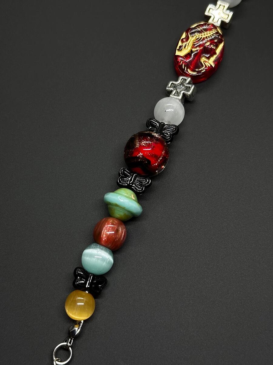 404CLVB Handmade Bracelet-“Blinding Lights”🐦‍🔥