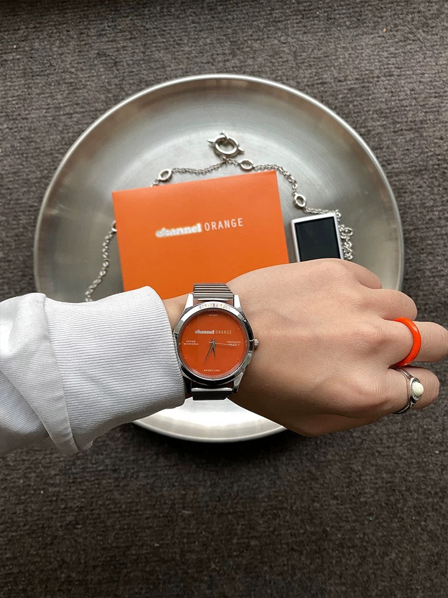 404CLVB Original FRANK OCEAN/SZA Album Vintage Watch🔵🟠
