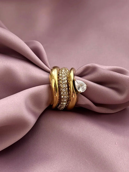 Shards of Golden Sunset | 18K Gold