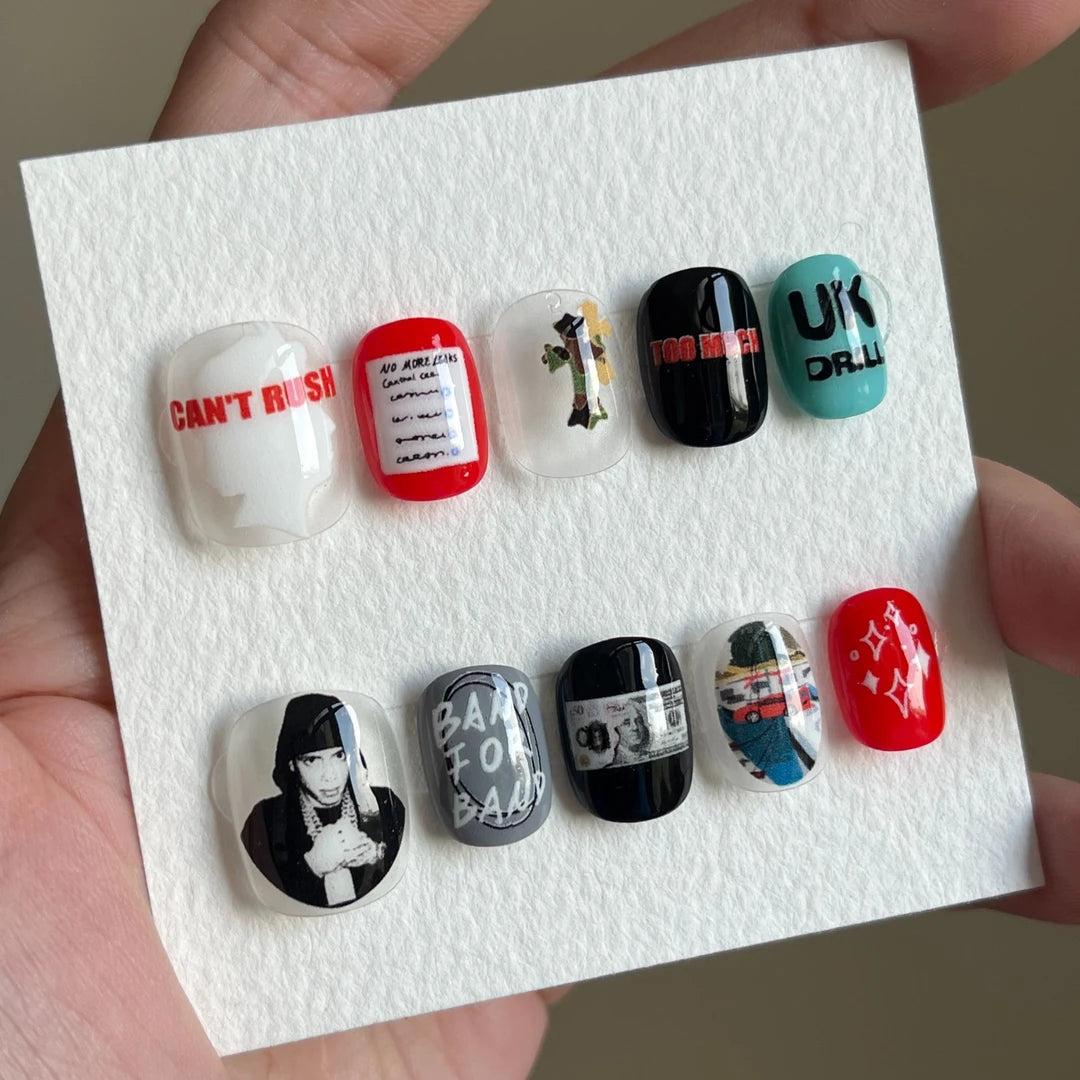 404CLVB Original Nail Art- Central Cee✝️