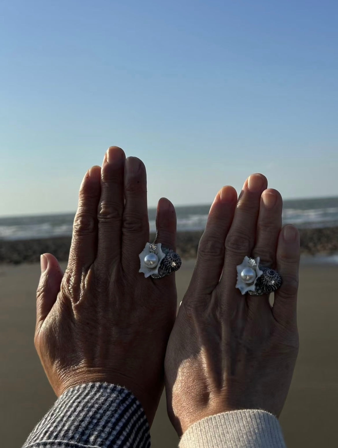 Handmade Conch Ring（Adjustable size）