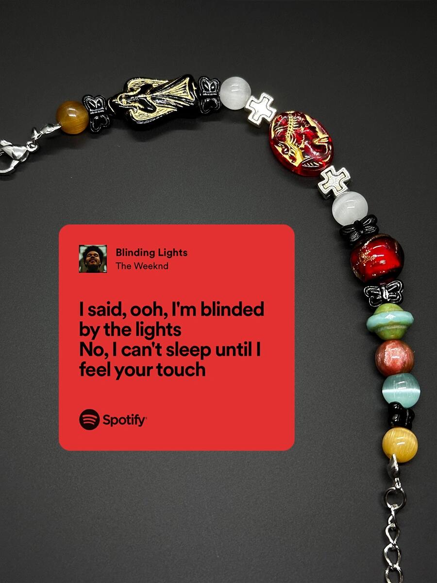 404CLVB Handmade Bracelet-“Blinding Lights”🐦‍🔥
