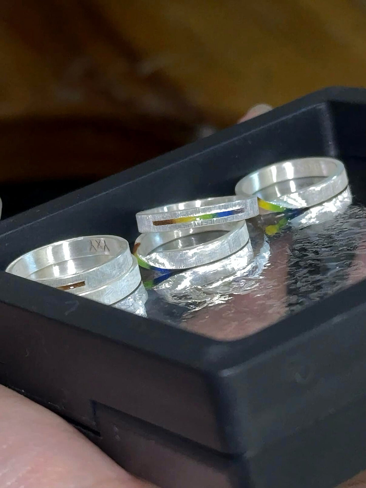 Enamel Technique - Rainbow Ring